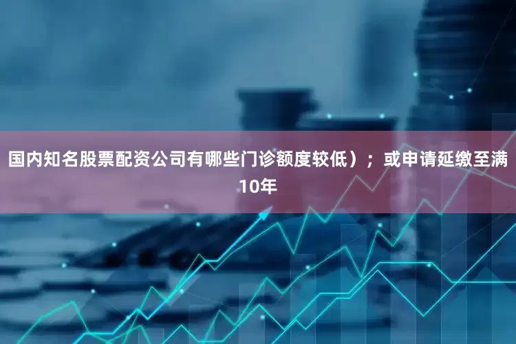 国内知名股票配资公司有哪些门诊额度较低）；或申请延缴至满10年