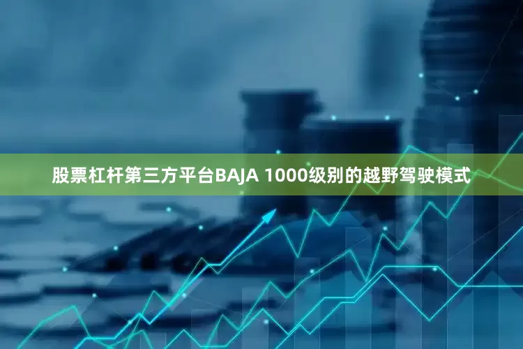股票杠杆第三方平台BAJA 1000级别的越野驾驶模式