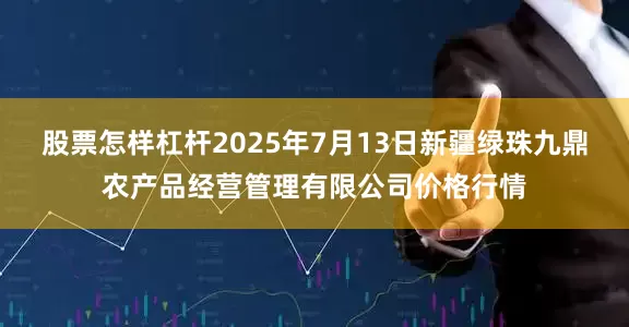 股票怎样杠杆2025年7月13日新疆绿珠九鼎农产品经营管理有限公司价格行情